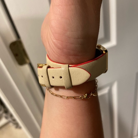 Double Wrap Gold Kate Spade Watch - Champagne and Pink - Picture 6 of 11